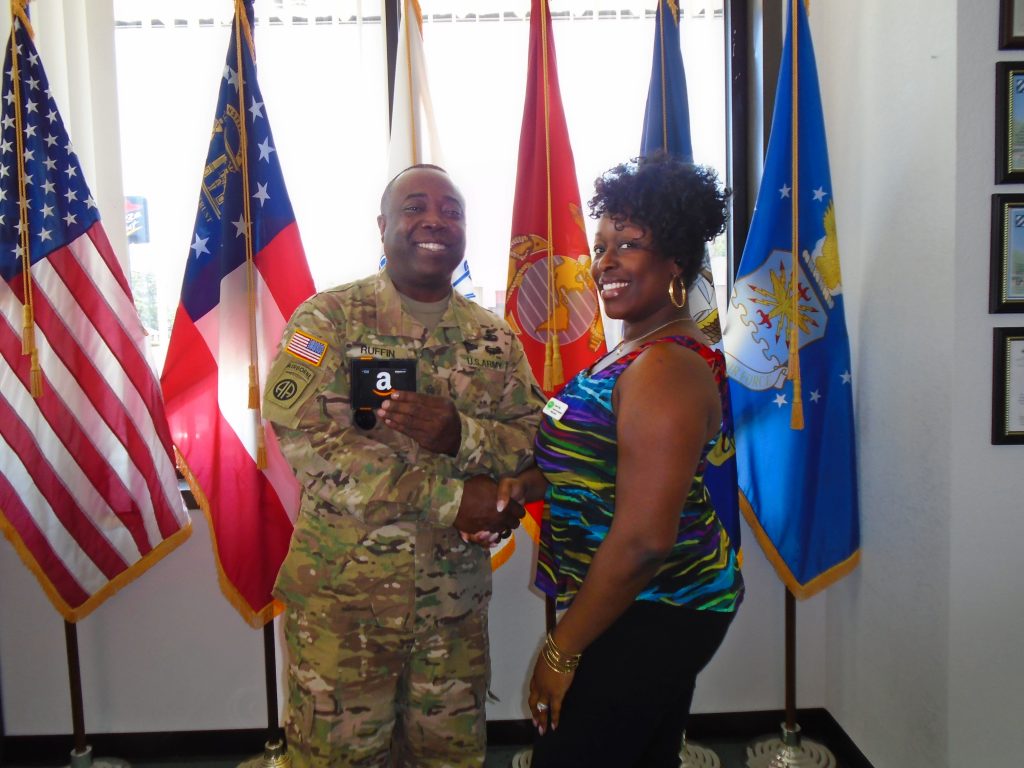 May Survy Raffle Winner Jamie Ruffin