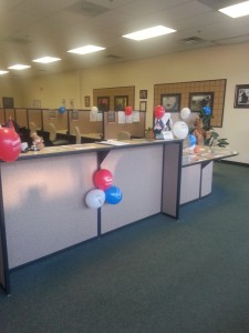 Interior Decorations with Balloons