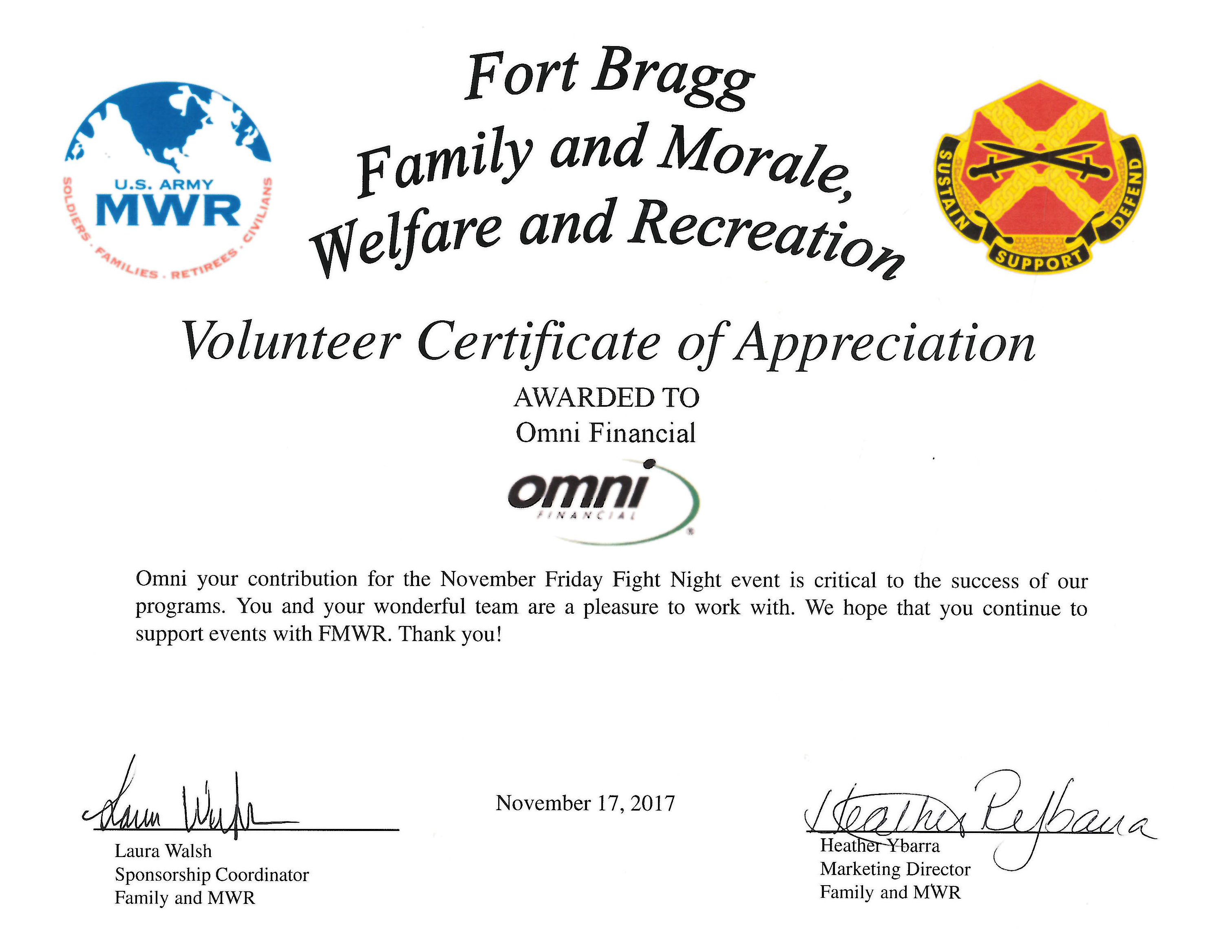 Accolades Archive - Omni Financial®