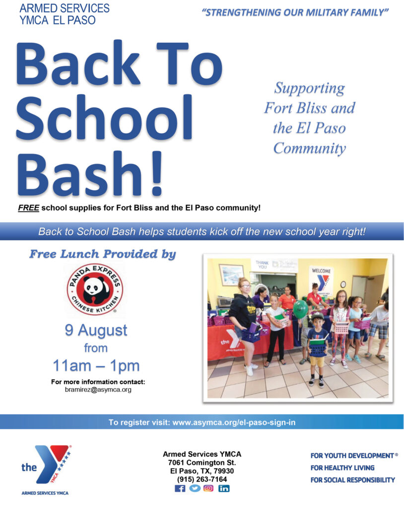 ASYMCA Back to School Bash