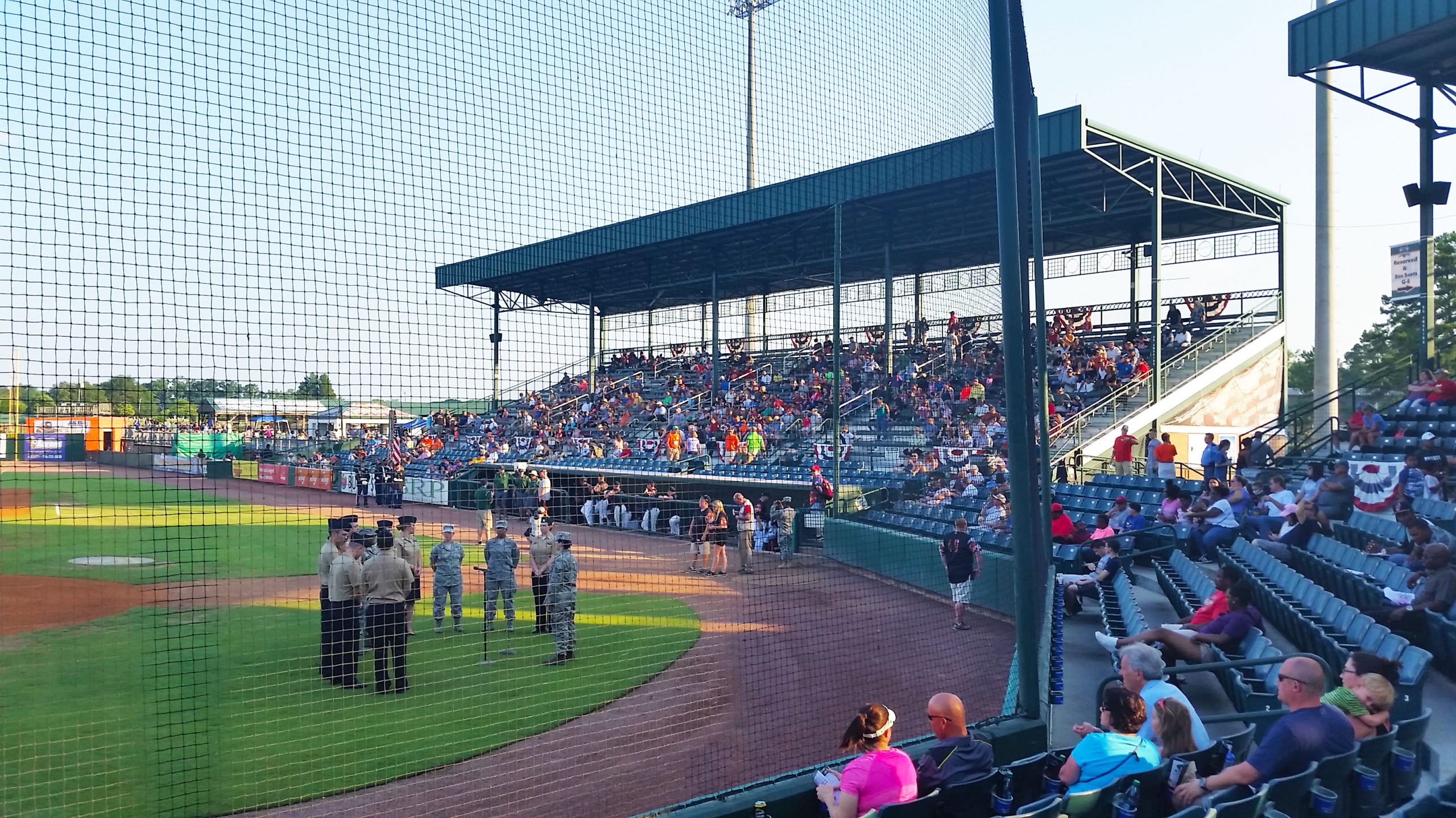 Augusta Green Jackets Military Appreciation Night - Omni Military Loans®