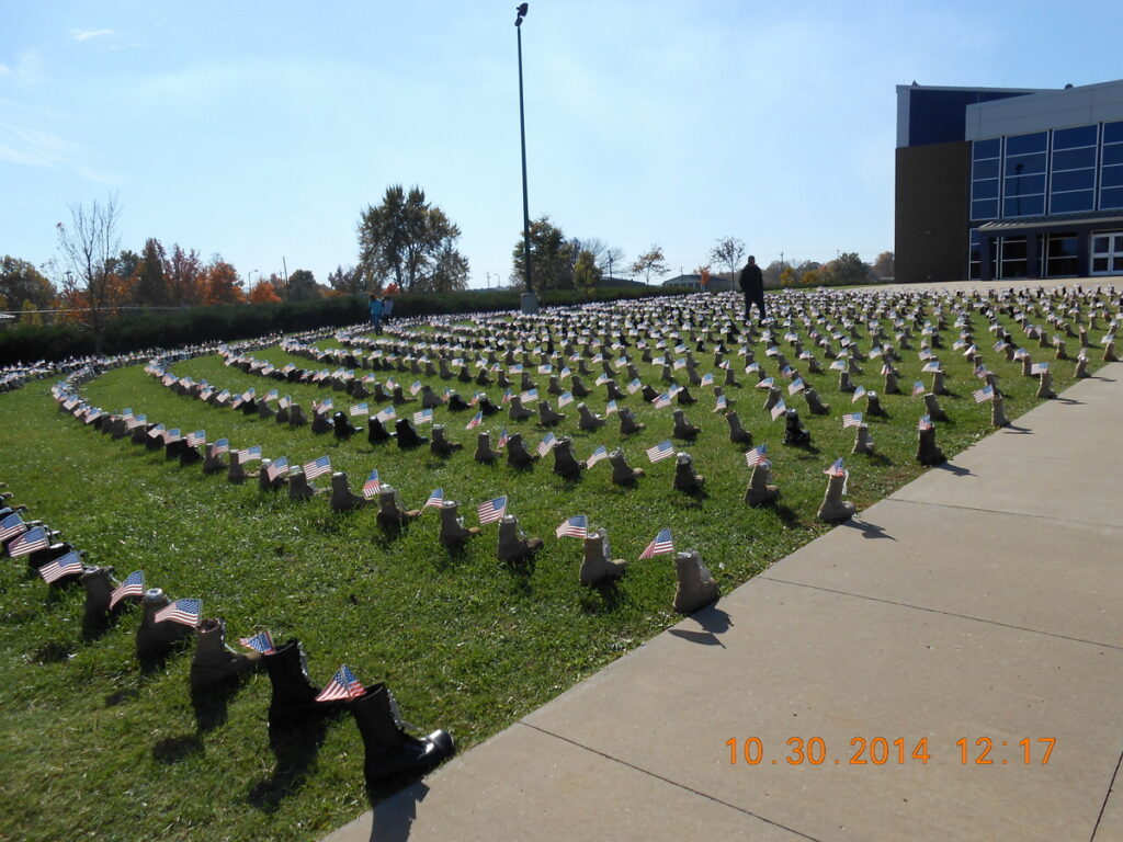 Fort Campbell Military Boots Memorial