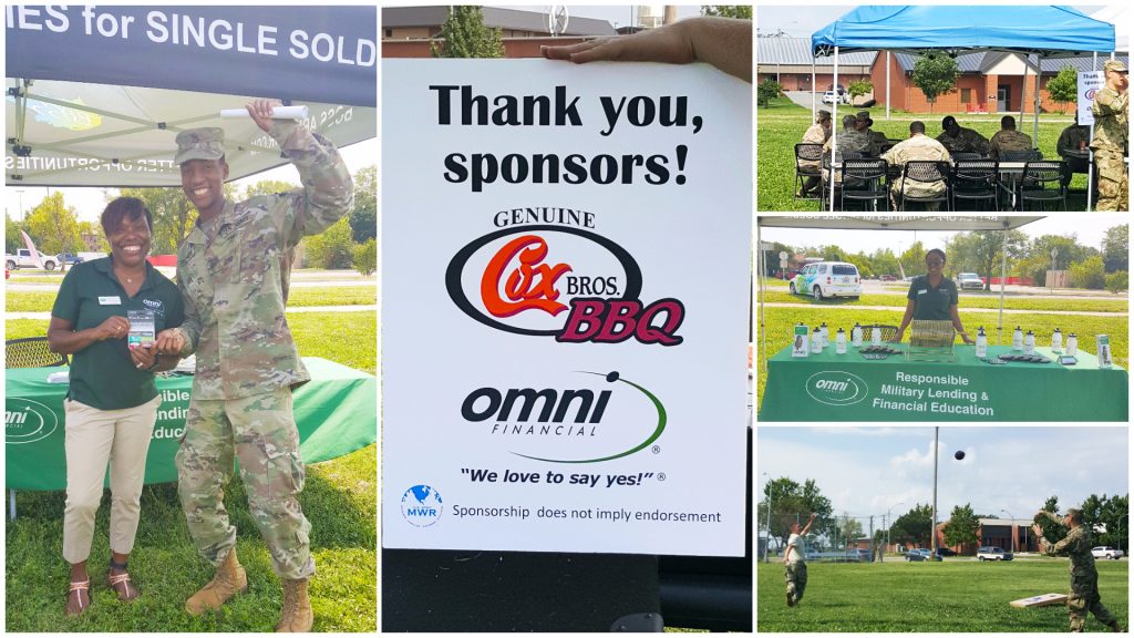 Omni Military Loans BOSS BBQ at Fort Riley in Junction City, Kansas sponsorship