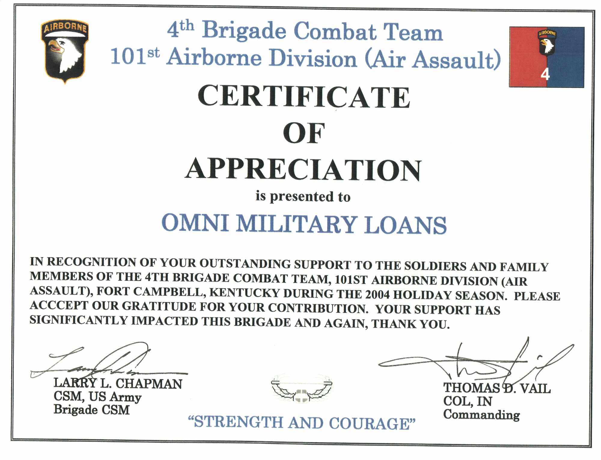 4th Brigade Combat Team, 101st Airborne Division (Air Assault)