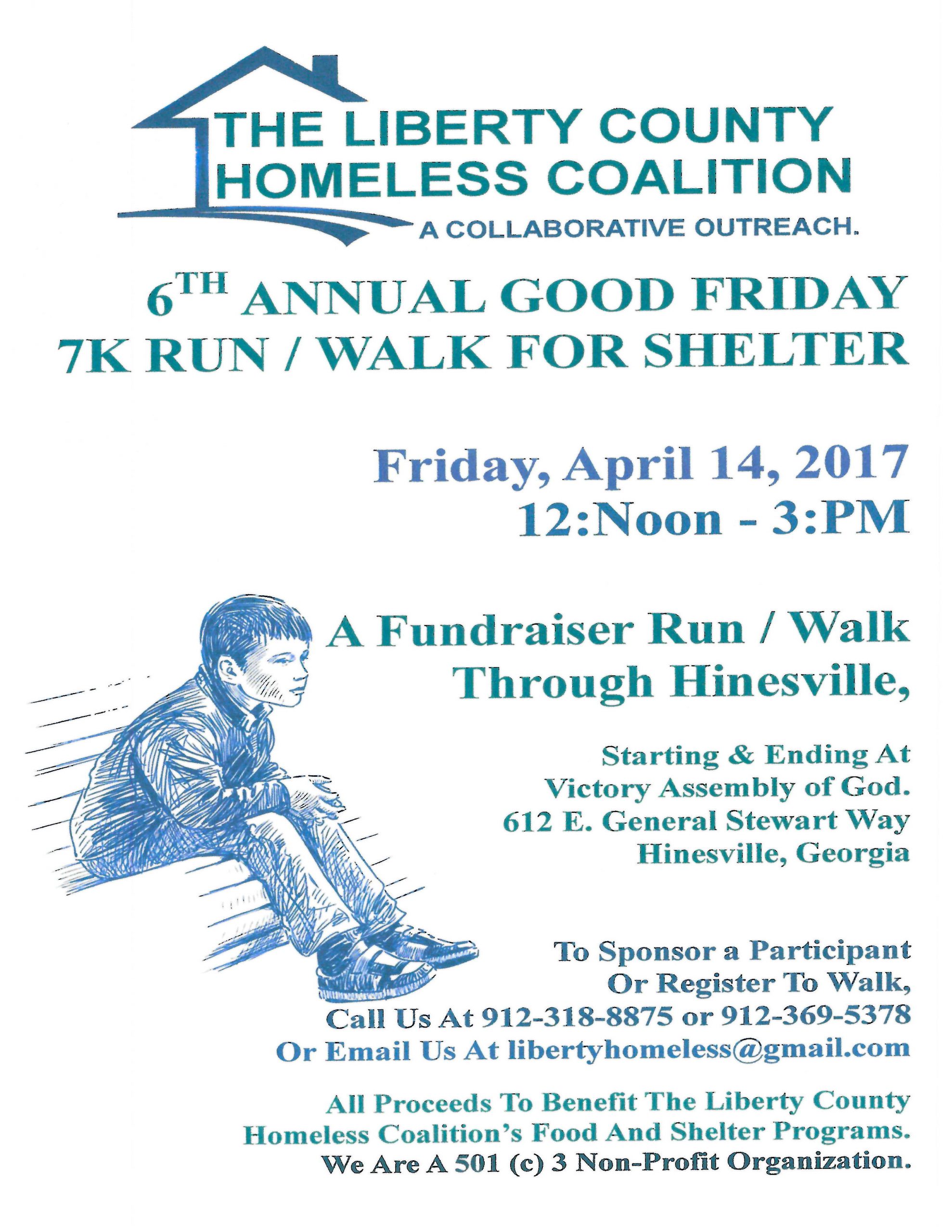 LCHC 6th Annual Good Friday 7K Run/Walk for Shelter