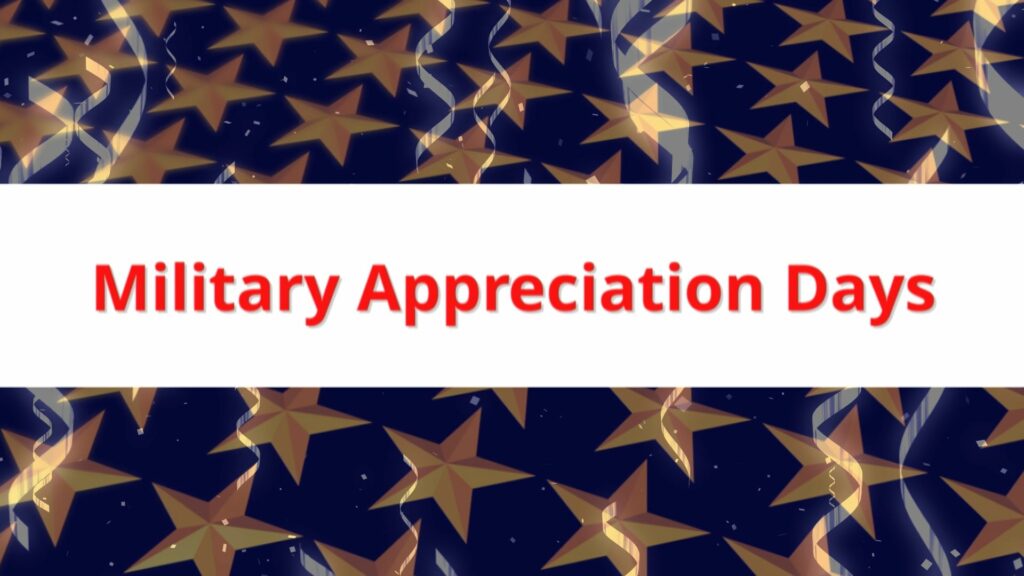 Military Appreciation Days May 2016