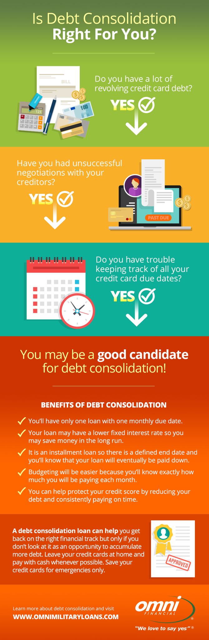 Debt consolidation benefits