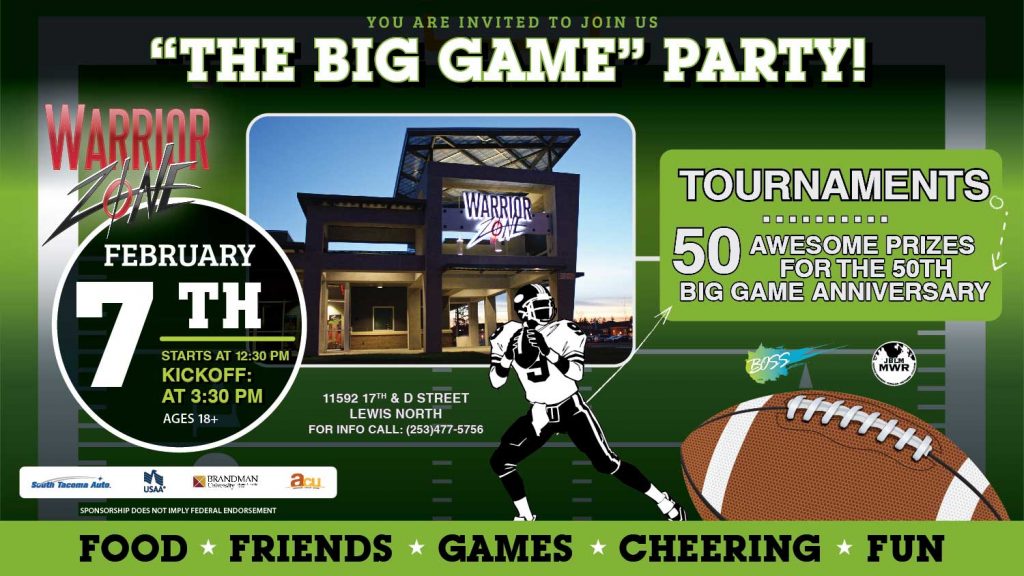 Omni Military Loans JBLM Big Game Party