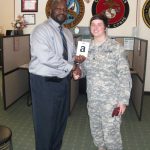 Omni Financial Fayetteville, NC: Customer SGT Jamie Karpinski, with Omni General Manager Wray Williams