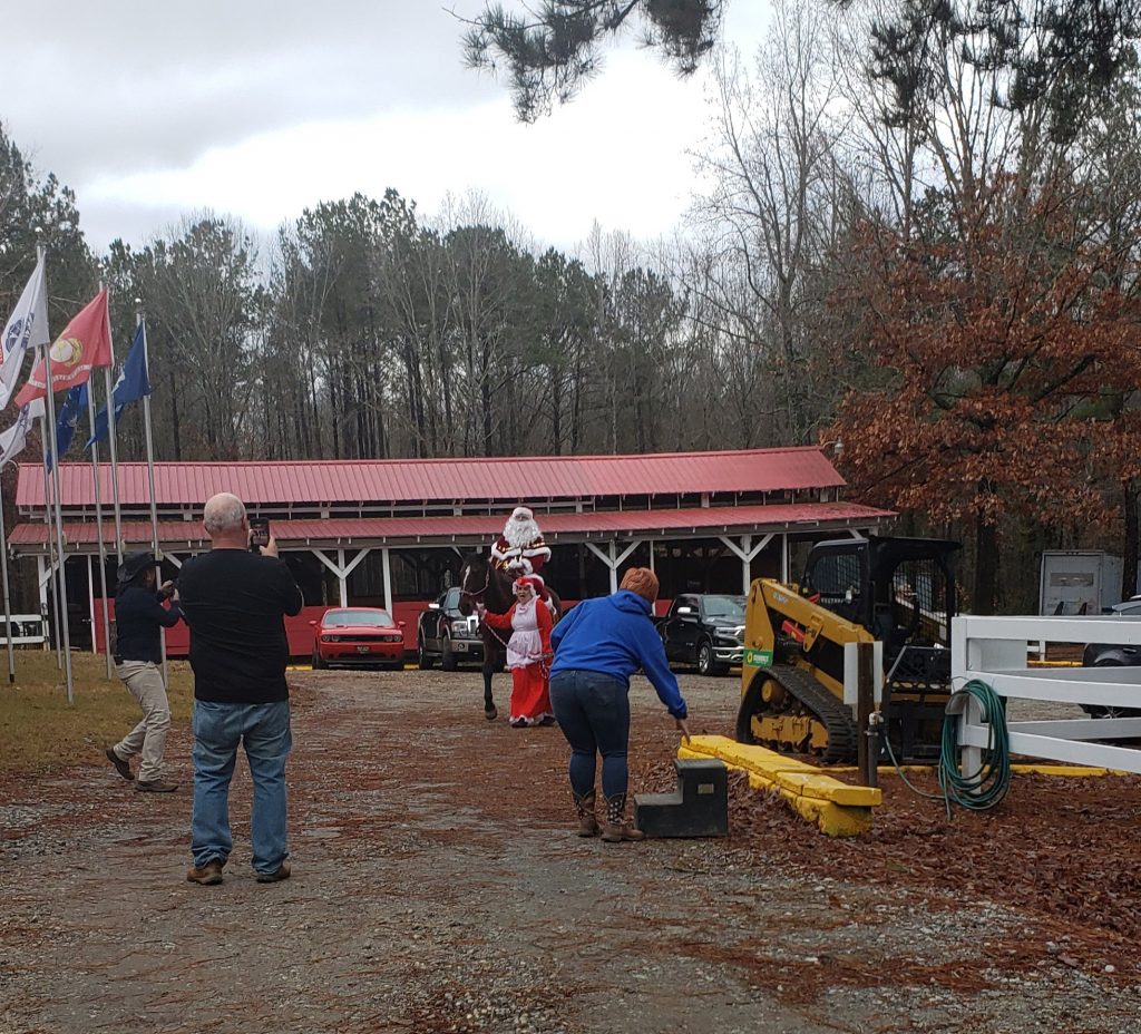 Columbus Warrior Outreach Christmas Event- Santa Arrives