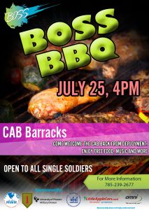 Omni Military Loans BOSS BBQ at Fort Riley in Junction City, Kansas sponsorship