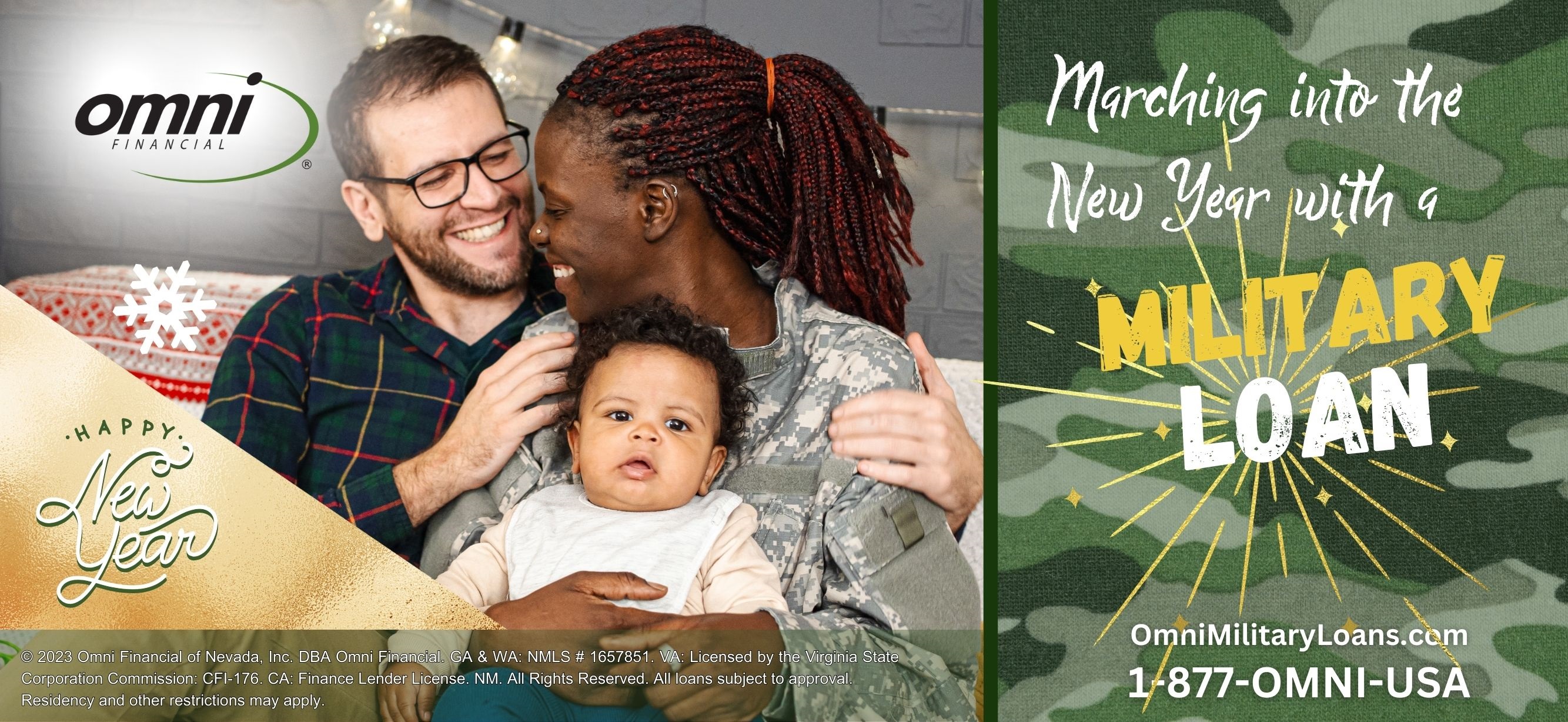 Holiday Landing Page Omni Military Loans®